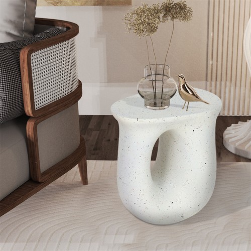 Fativo side table terrazzo - side,